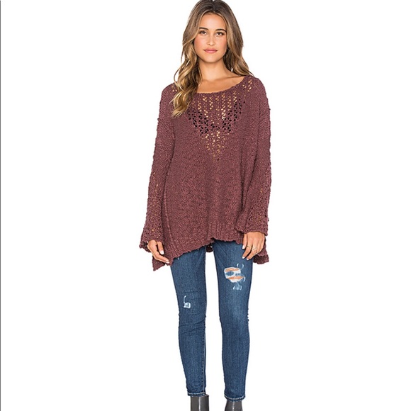 Free People Sweaters - Free People Pretty Pointelle Vee Sweater